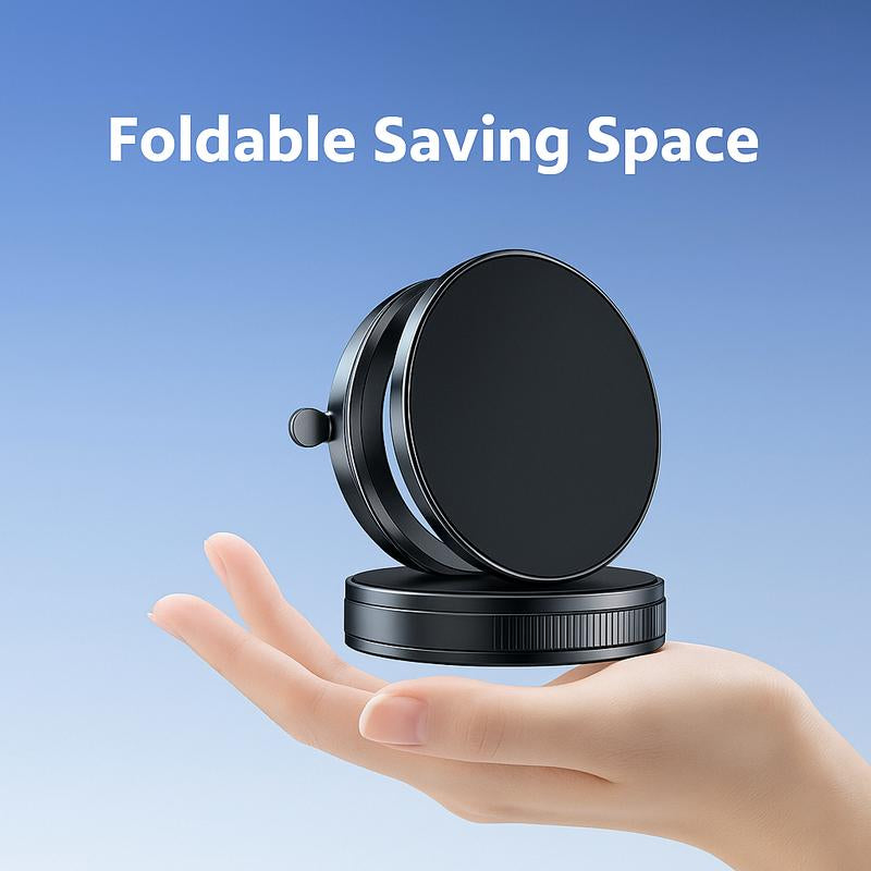 Adjustable 360-Degree Phone Stand – Hands-Free Mount Magnetic Phone Stand, Fordable and Retractable, Magnetic Car Phone Holder, Ideal for Car/Gym/Mirror/Shower/Smooth Surface, Car Accessories Fit for Iphone 16 Pro Max 15